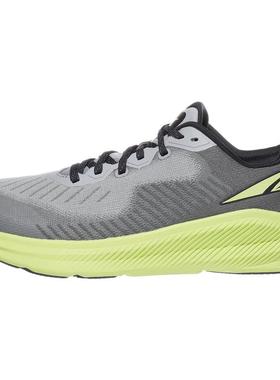 代购Altra男士跑步鞋缓震轻量化宽楦设计运动鞋灰色荧光黄底