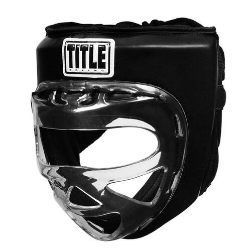 代购Title Boxing拳击头盔防护面部无接触防冲击易清洁