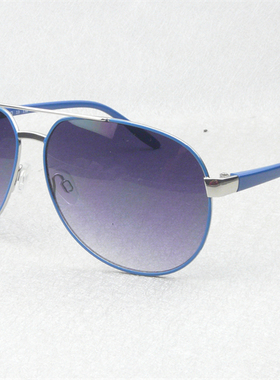 男士款太阳墨眼镜蛤蟆款蓝色时尚户外出口原单290防紫外线韩简约