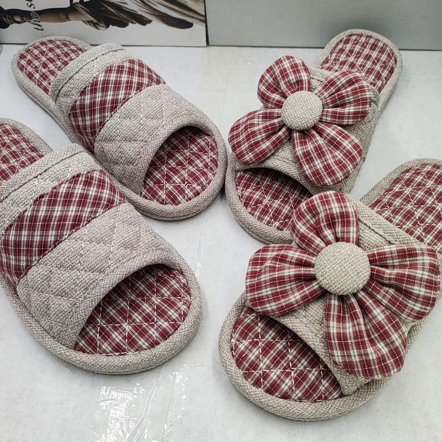 新款牛筋底秋冬季静音洗吸汗卧室软布底防滑春季男款无声防滑拖鞋,居家布艺,居家亚麻拖鞋,淘宝优惠券,粉丝福利购,淘宝优惠卷