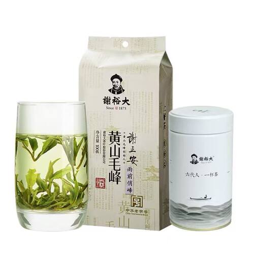 谢裕大黄山毛峰雨前特级绿茶茶叶130g安徽原产地春茶