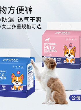 狗狗纸尿裤宠物尿不湿吸水宠物月经裤透气一次性狗生理裤尿垫