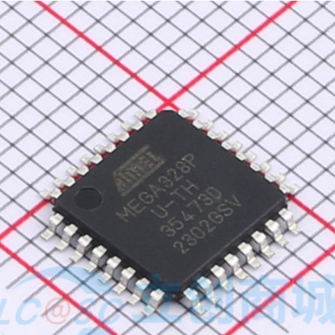 ATMEGA328P-AU 8位微控制器丝印MEGA328P TQFP32 32K闪存原装进口