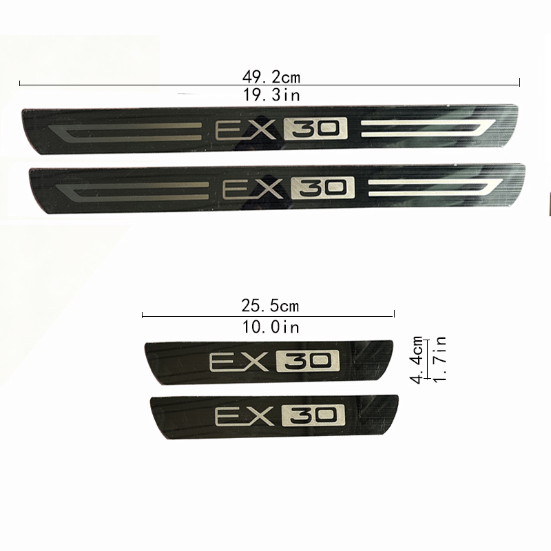 适用于沃尔沃EX30超薄车门槛条防踩贴防护贴