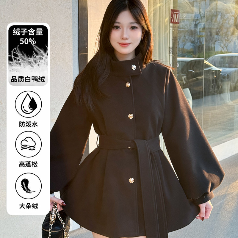 【白鸭绒】BULE蓝色星球冬季2026保暖内胆加厚呢子大衣毛呢外套女,女装/女士精品,毛呢外套,淘宝优惠券,粉丝福利购,淘宝优惠卷