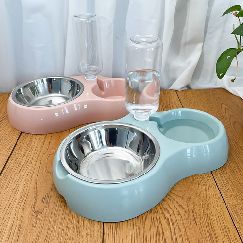 猫碗狗狗碗防打翻摔坏自动饮水器