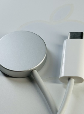 苹果手表原装充电线S10S9S8S7ultra SE磁力快冲拆机线纯原二手