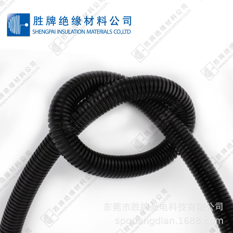 波纹管穿线管护线管PE聚乙烯颜色规格齐全开口闭口两种现货