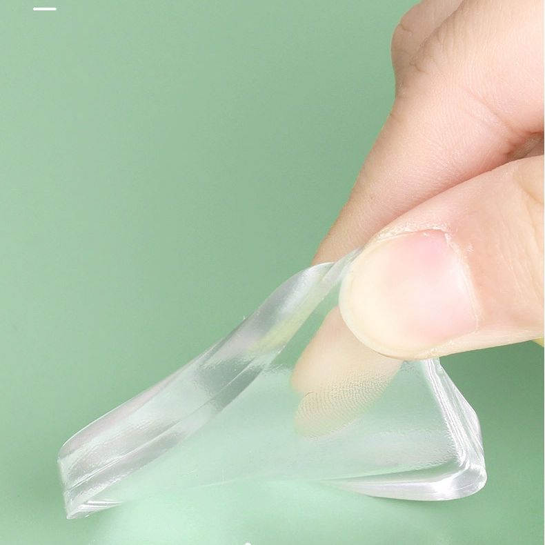 自粘门把手防撞垫透明硅胶防防撞贴防滑硅胶垫片缓冲防撞垫
