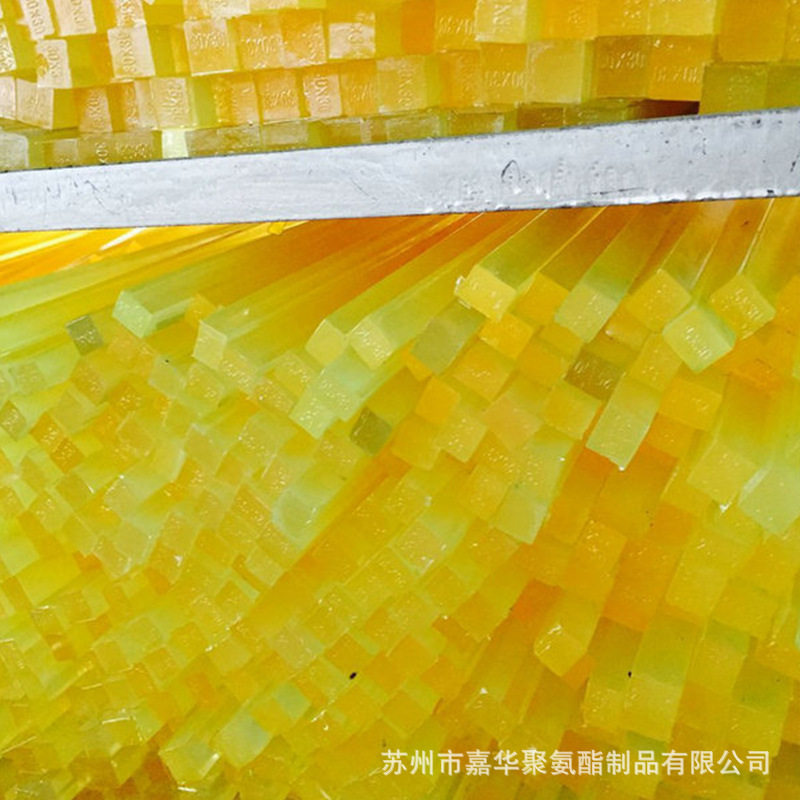 聚氨酯棒弹力耐磨耐油高硬度耐磨优力胶方条嘉华牛筋棒