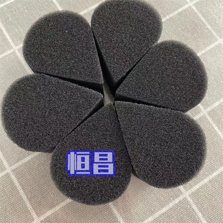 涂鸦绘画海绵身体艺术化妆海绵颜料打底半圆形水滴形脸部彩绘海绵