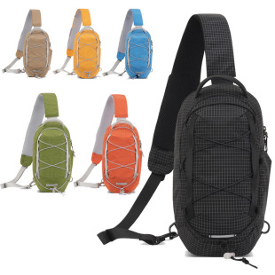 户外出行旅游防水斜挎胸包超轻背包男女款运动透气大容量休闲包