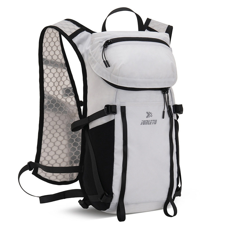 户外骑行登山双肩包18升防水轻便野营徒步小背囊手机水壶一体背包