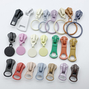 8号彩色树脂大拉链头 拉锁衣服外套羽绒服拉头粗齿拉链配件辅料