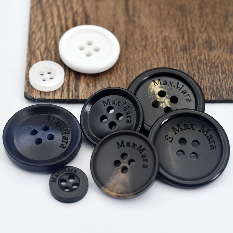 钮扣ma圆形大衣毛呢黑色百搭女