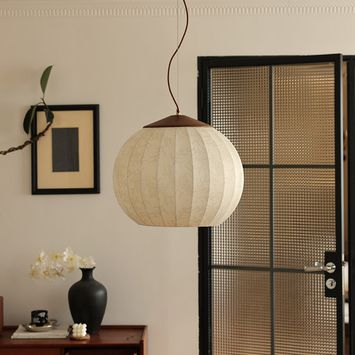 新款栗子法式中古轻奢餐厅吊灯美式复古设计师卧室灯客厅灯