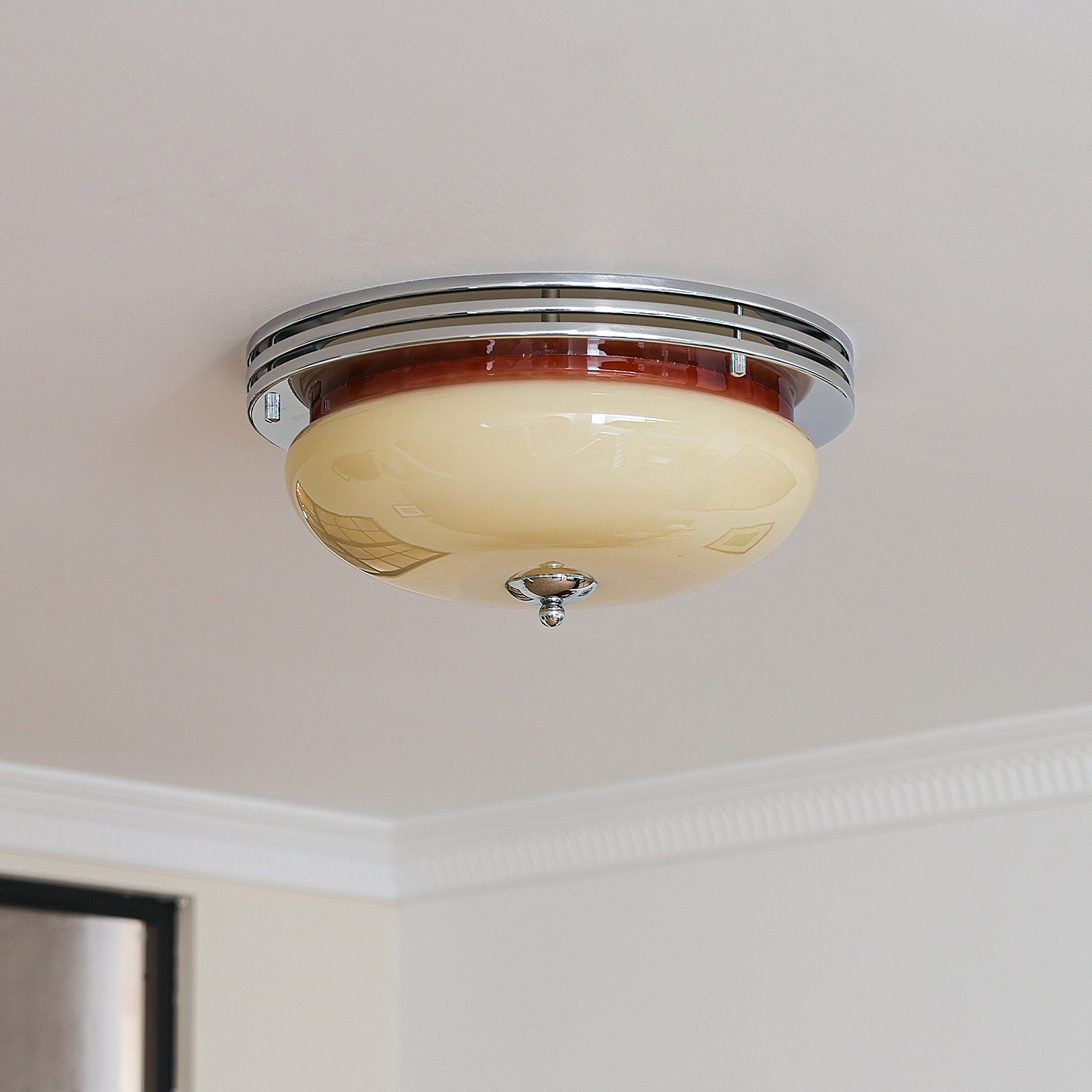 蛋挞中古奶油吸顶灯高级感书房全光谱护眼灯具复古餐厅卧室灯2025,家装灯饰光源,餐厅/卧室/书房吸顶灯,淘宝优惠券,粉丝福利购,淘宝优惠卷