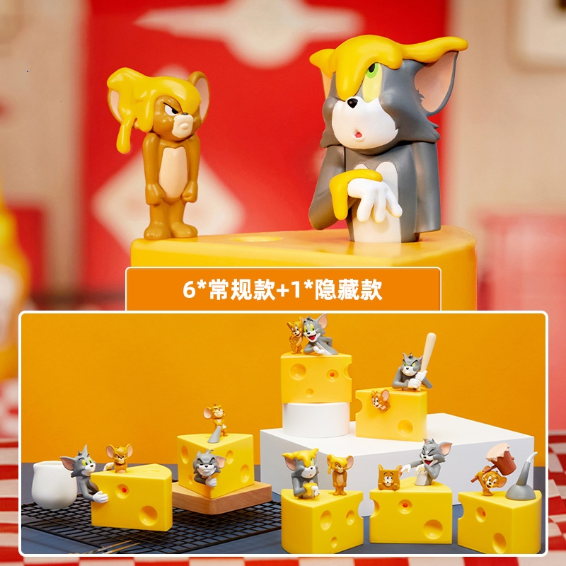 正版猫和老鼠芝士就是力量盲盒手办TOM and JERRY公仔模型摆件