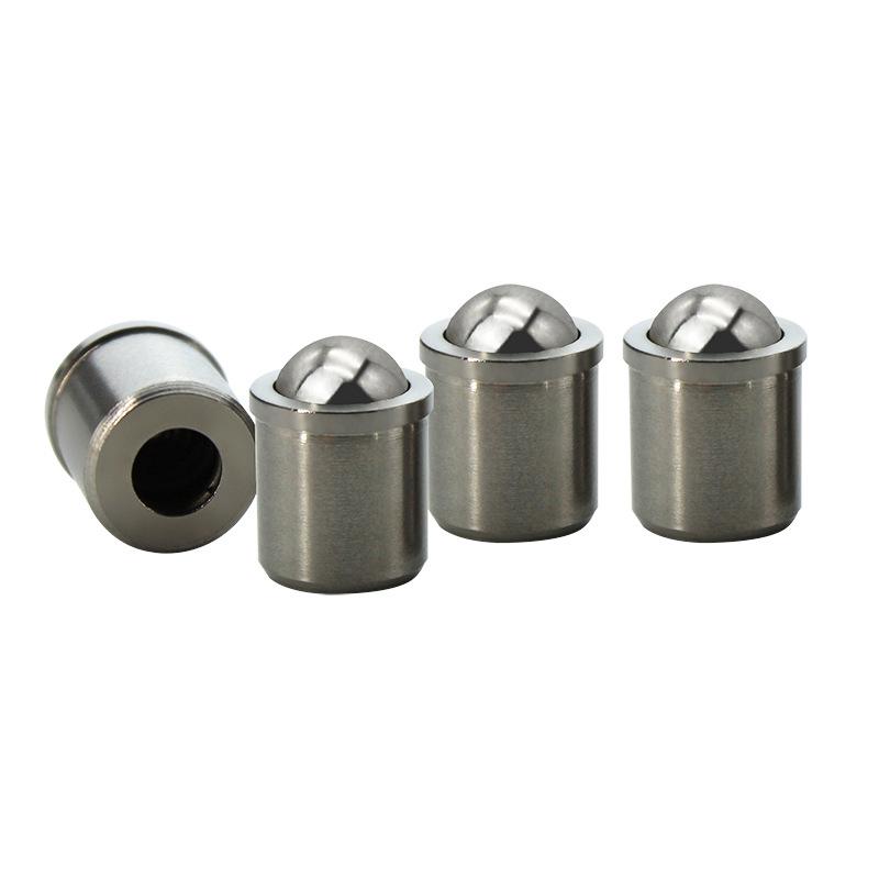 定位珠不锈钢碰珠 弹簧压入式台阶球头柱塞Ｄ2-Ｄ12钢珠柱塞