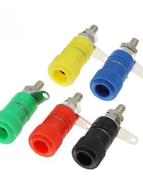 JS-910B接线柱 接线座 接线端子 4mm香蕉头插座测试插座 红色黑色