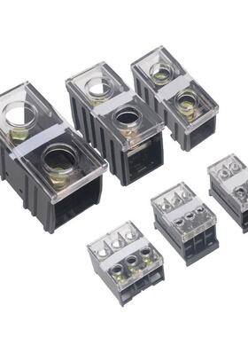 IN-12BK/IN-13BK/IN-411SBK大功率导轨式接线端子座铜接线柱