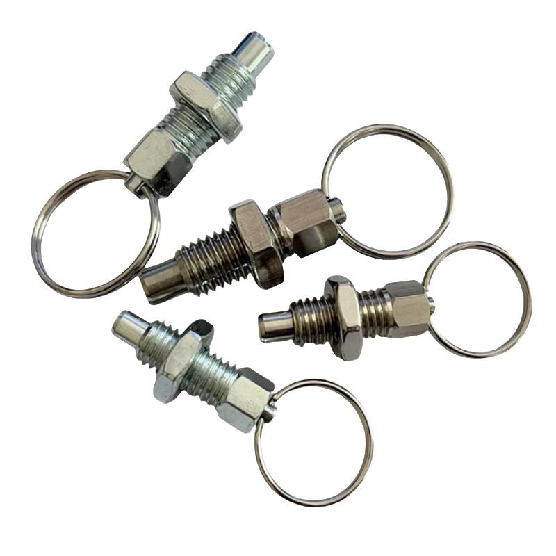 拉环分度销弹簧定位销GN717旋钮柱塞锁紧定位销m6 m8 m10 m12 m16