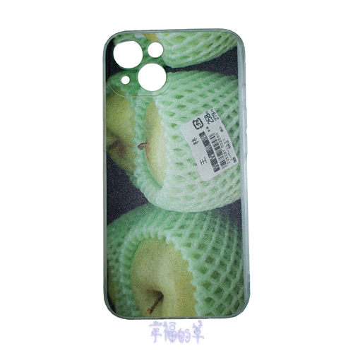 幸福的草 青苹果 透明菲林软壳手机壳 原创清新可爱手机壳
