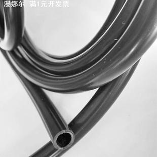 大口径黑色硅胶管耐高温套管柔软国产工业级软管内径12