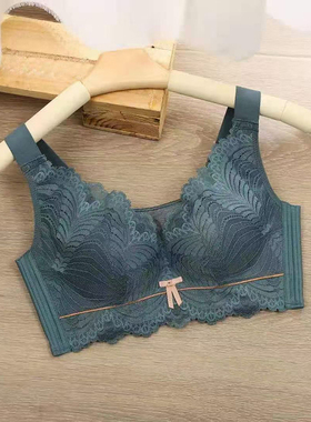 防下垂大胸显小迪尔蔓文胸无钢圈薄减压聚拢上托侧收CD杯内衣263