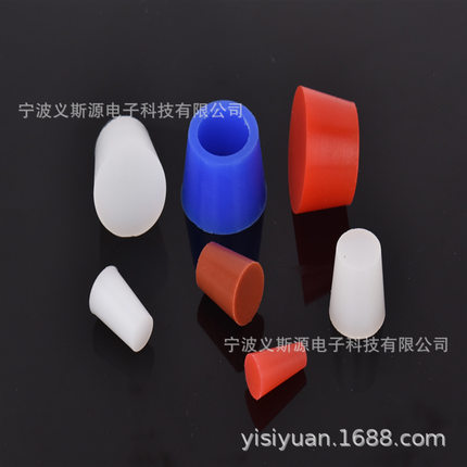 浙江耐高温橡胶塞带柄喷涂防水堵孔橡胶堵头硅胶塞子现货规格齐全