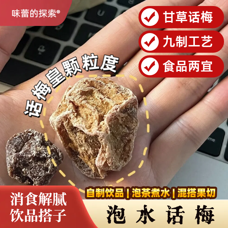 【味蕾的探索】 泡水话梅干话梅柠檬汽配水餐饮专用饮品孕妇零食
