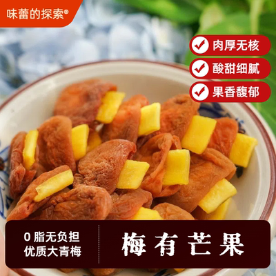 梅有芒果开胃无核解馋果脯蜜饯