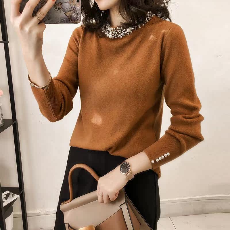 Add fertilizer XL Women's wear spring and autumn new pattern mm Korean Edition knitting Base coat Show thin 200 jacket sweaterin the Women's clothing/Boutique , Large size women  category - from Buy2taobao.com to provide professional Taobao agent buy service