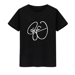 内马尔·达席尔瓦Neymar da Silva烫金签名足球明星周边T恤短袖