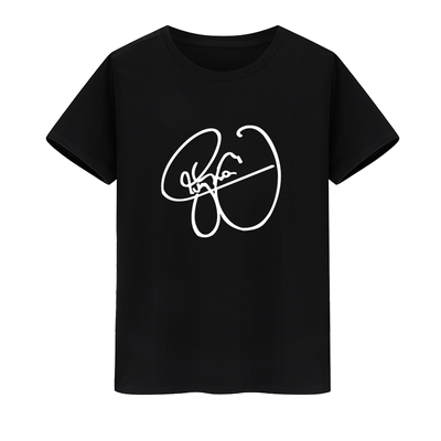 内马尔·达席尔瓦Neymar da Silva烫金签名足球明星周边T恤短袖