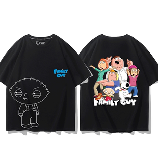 美剧恶搞之家衣服盖酷家族星战周边T恤短袖男女学生纯棉衣服百搭