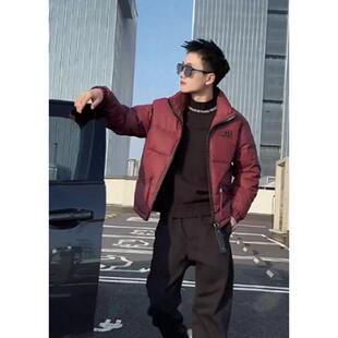 2024新款爆款冬季潮牌棉服休闲痞帅立领加厚短款上衣百搭棉衣外套