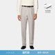 SUITSUPPLY浅灰褐色Traveller羊毛阔腿男士 长裤