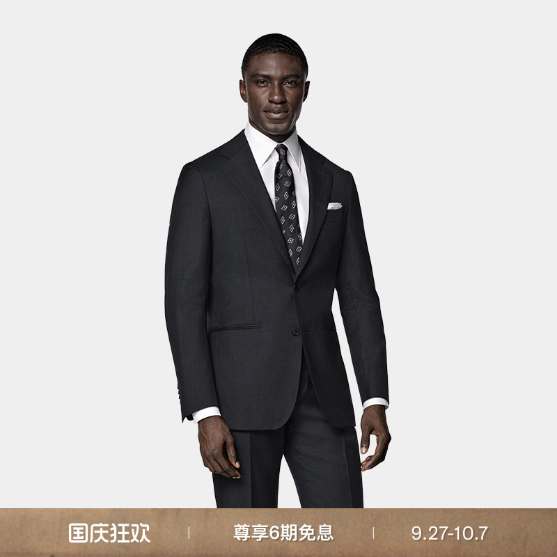 Suitsupply深灰色羊毛西装上衣
