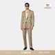 套装 SUITSUPPLY 沙砾色羊毛马海毛混纺商务休闲西装
