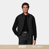 SUITSUPPLY黑色男士 拉链背心马甲休闲