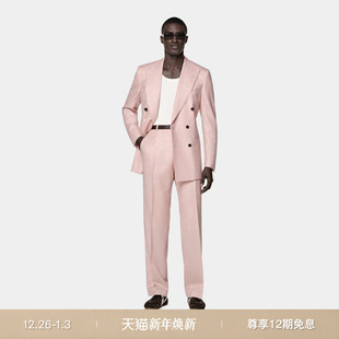 套装 粉色S130支羊毛商务休闲西装 SUITSUPPLY 25秋冬新品