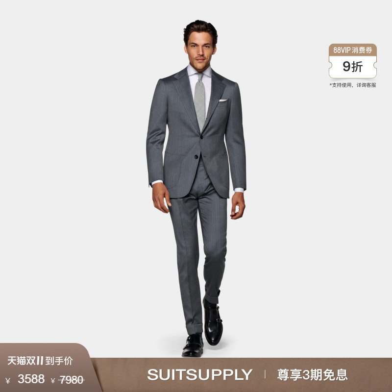 suitsupply-havana丝绸男士羊毛