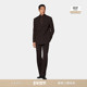 套装 SUITSUPPLY 深棕色羊毛慵懒休闲商务休闲西装