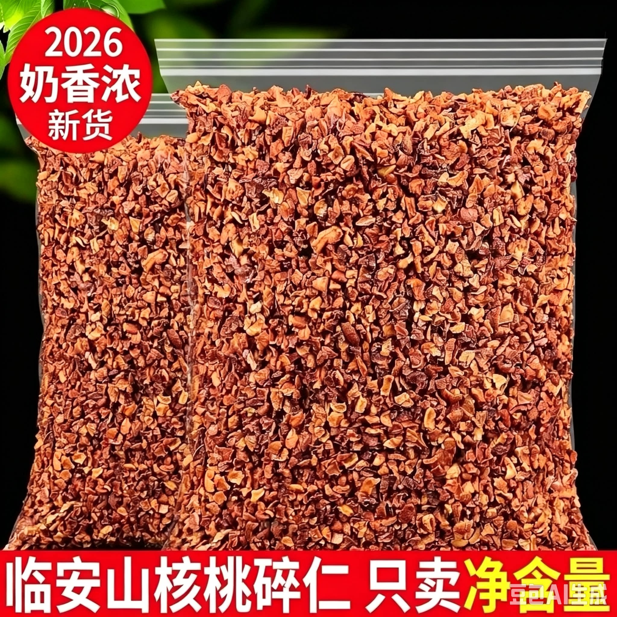 2025年新货临安山核桃碎仁500g小核桃碎肉奶香味孕妇零食坚果烘焙图片
