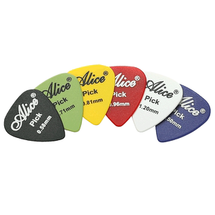 Alice爱丽丝吉他拨片正品尤克里里拨弦片木电吉他弹片PICK小配件