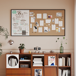 磁吸展示板墙贴照片墙软木板墙上装饰上墙幼儿园教室留言背景板