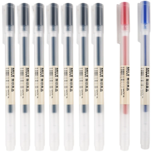 Muji, импортные канцтовары, гель, ручка-роллер для школьников и студентов, 38