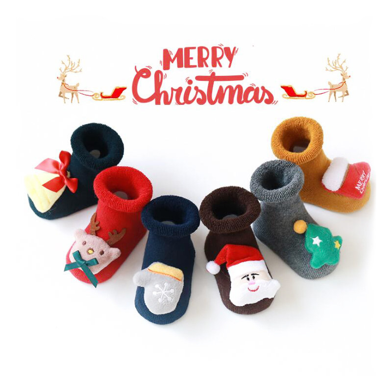 LINLINMA霖霖家 男婴儿冬装袜子 宝宝圣诞袜 男童卡通棉袜 儿童袜|ruв категории Детская одежда, носки (детей в возрасте 0 - 16) - от Buy2taobao.com для оказания профессиональной услуги покупки агента Taobao