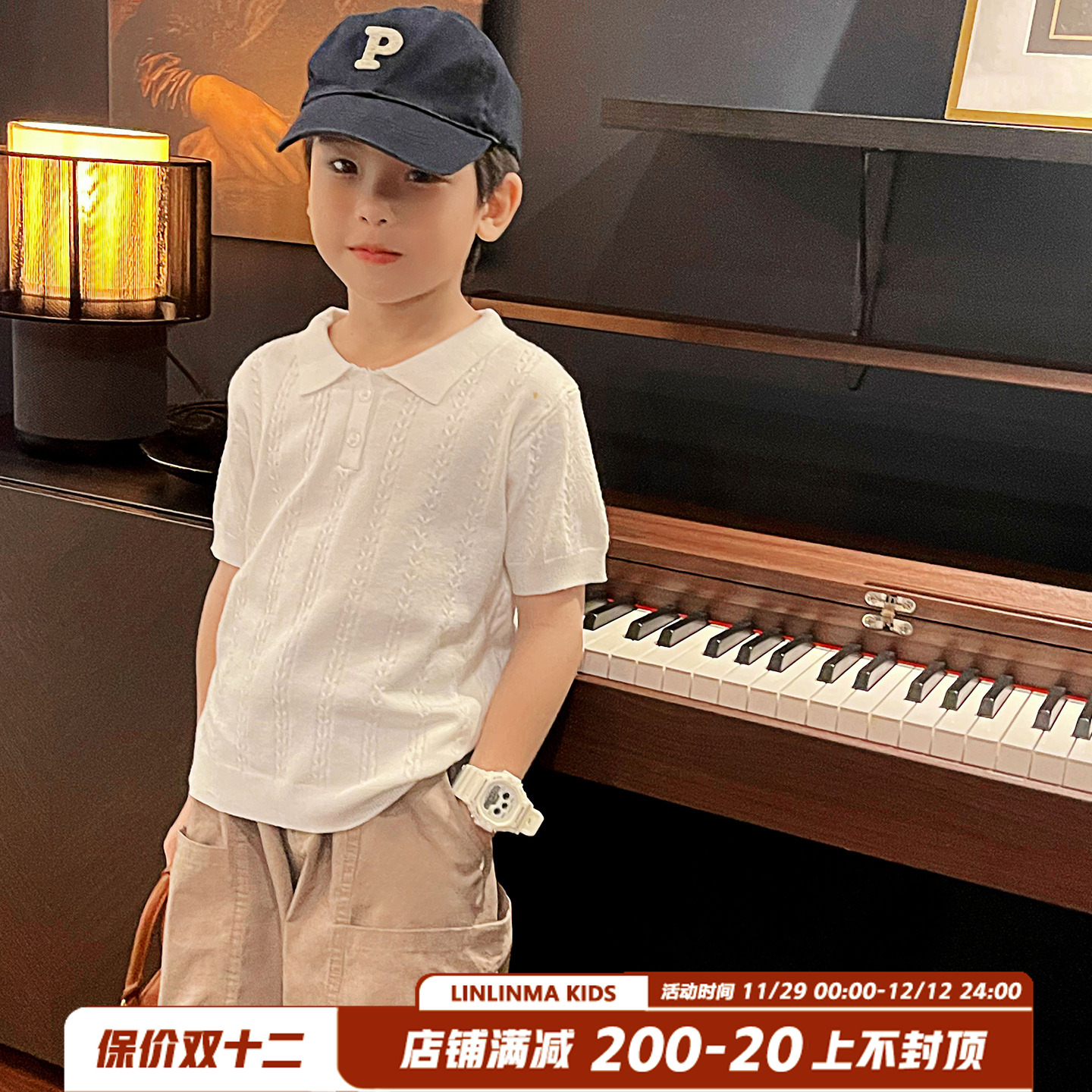 男童POLO衫短袖T恤儿童上衣夏季